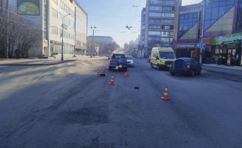 В центре Мурманска сбили пешехода: женщина погибла ДТП