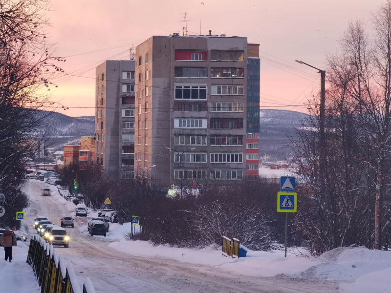 На улицах Мурманска ввели ограничения Мурманск