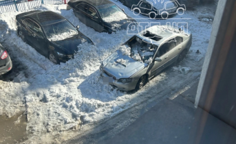 Жесткая картина в Мурманске Автомобиль