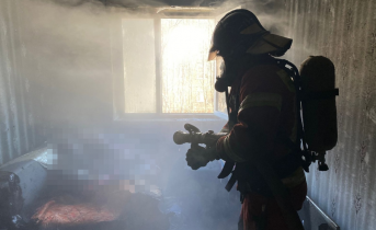 Пожар в Мурманске Пожар