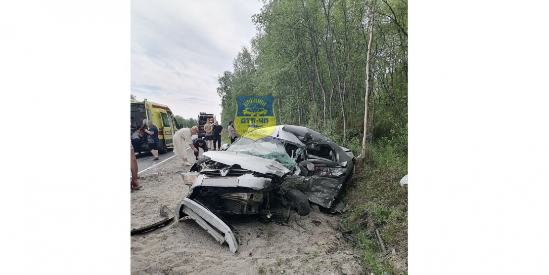 Стали известны подробности жесткой аварии в районе Туломы ДТП