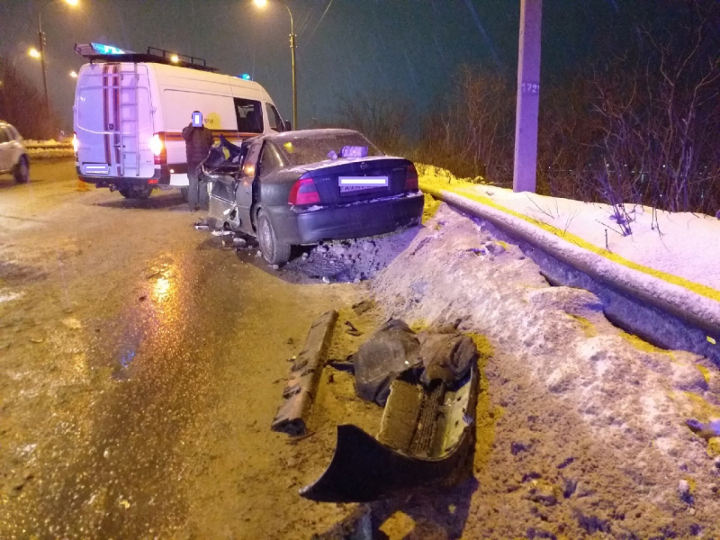 Момент серьезного ДТП в Мурманске попал на видео ДТП