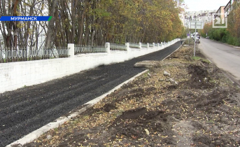 В центре Мурманска завершается большой ремонт дорог Дорога