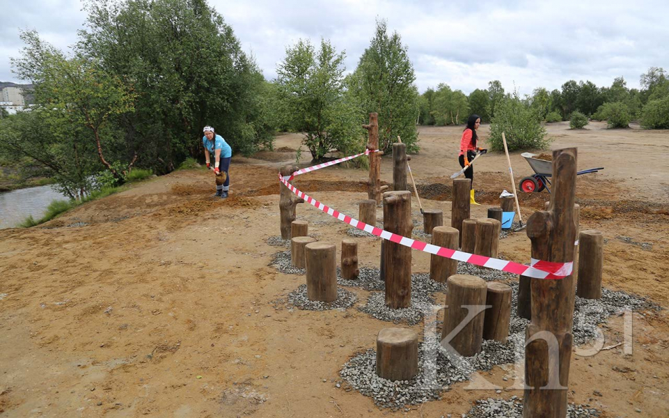 Волонтерский кампус в Никеле: экватор позади, река становится чище Волонтеры