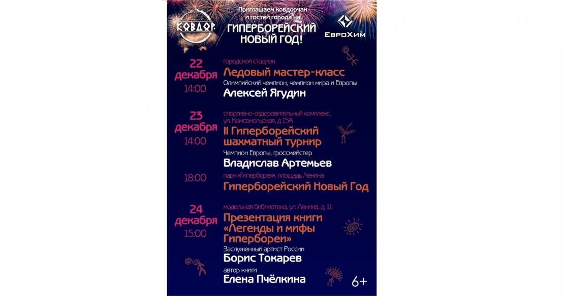 В Ковдоре состоится II Гиперборейский шахматный турнир Расписание