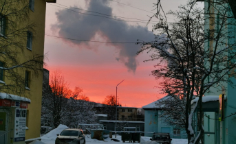 В Мурманске пройден пик полярной ночи Зарево
