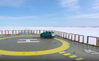 Российский электромобиль дошел до Северного полюса Автомобиль