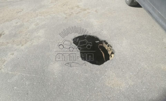 Опасная яма во дворе Яма
