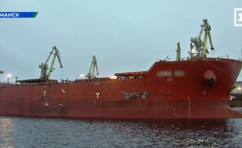Юбилейное судно принял Мурманский морской торговый порт Порт