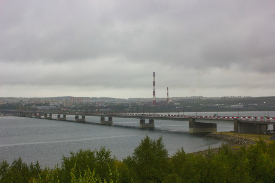 В Мурманске перекроют мост через Кольский залив Мост