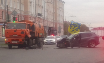 В центре Мурманска произошло серьезное ДТП ДТП