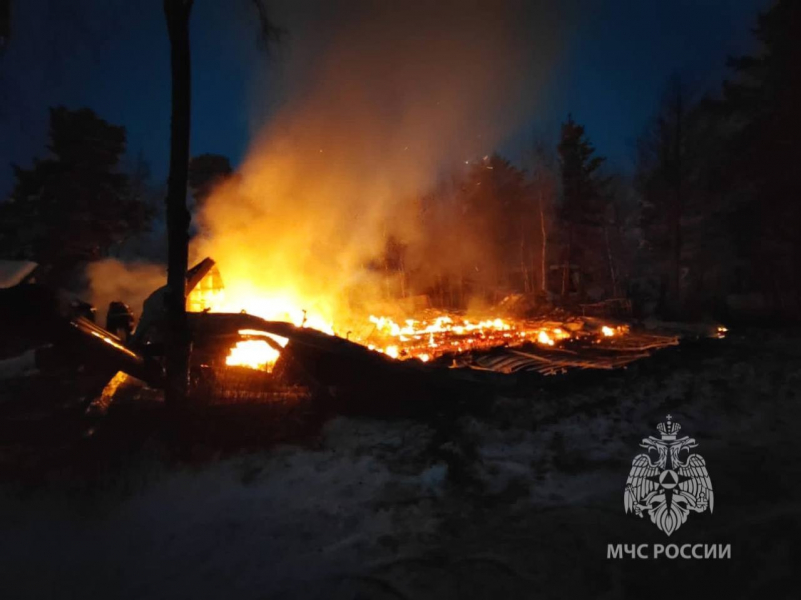 Школьница спасла детей из горящего дома Пожар
