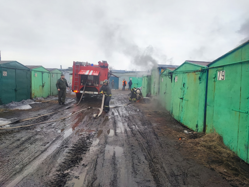 Пожар в комплексе ликвидировали в Мурманске Пожар