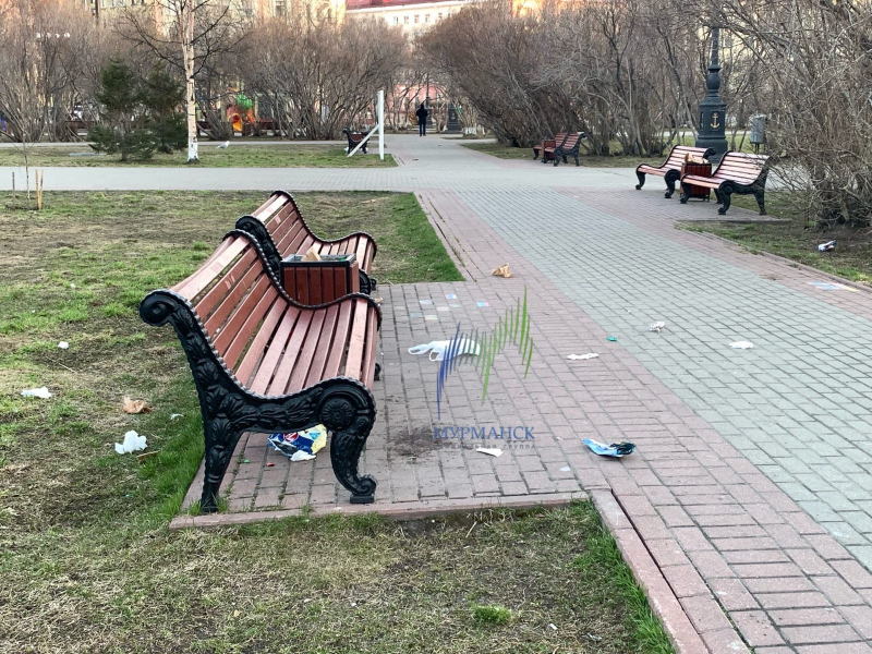 «Устроили настоящий свинарник». Мурманчане возмутились стихийной свалкой в центре города Мусор