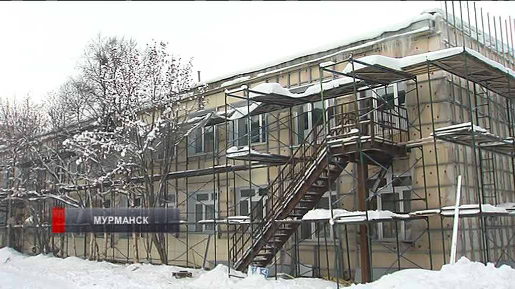 Ремонт детского сада № 74 в Мурманске подходит к концу Фасад