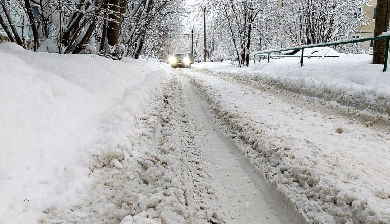 Потепление в Мурманской области привело к последствиями Снегопад