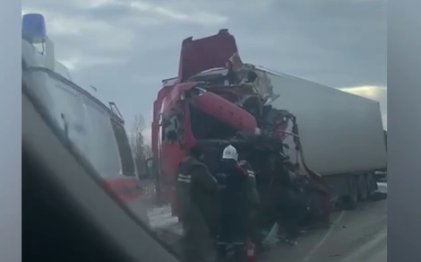 Последствия страшной аварии на трассе в Мурманской области попали на видео ДТП