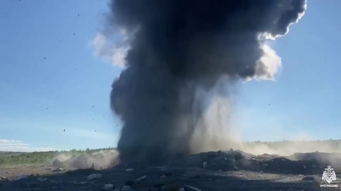Под Мурманском обнаружили опасный боеприпас времен войны Взрыв