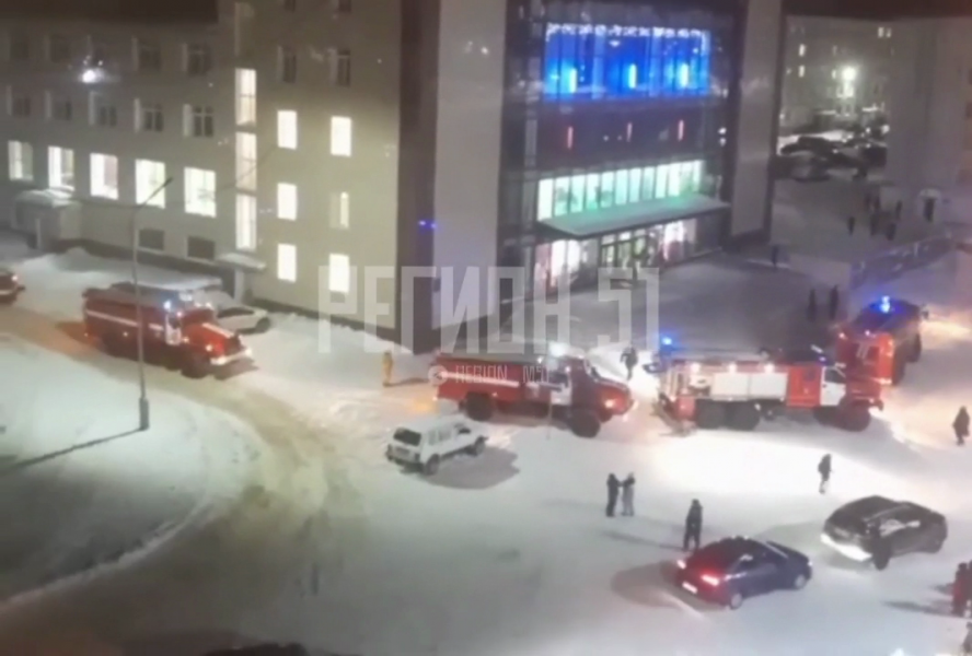 В Мурманской области горел Центр творчества и досуга Пожар