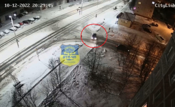 Странный маневр на дороге в Мурманской области попал на видео Водитель