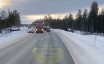 Серьезная авария произошла в Мурманской области ДТП