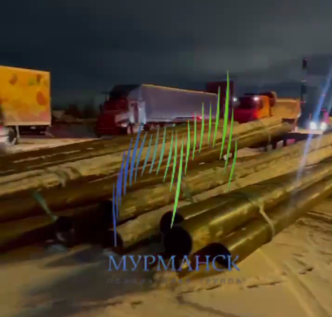 Страшная сцена из фильма повторилась на дороге в Мурманской области Трубы