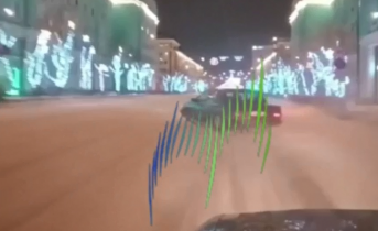 Опасное вождение в центре Мурманска попало на видео Дрифт