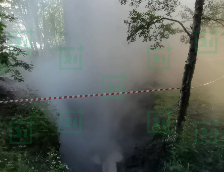 Мощный гейзер в Мурманске Гейзер