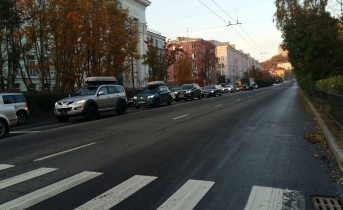 Перекрытие дорог в Мурманске Мурманск