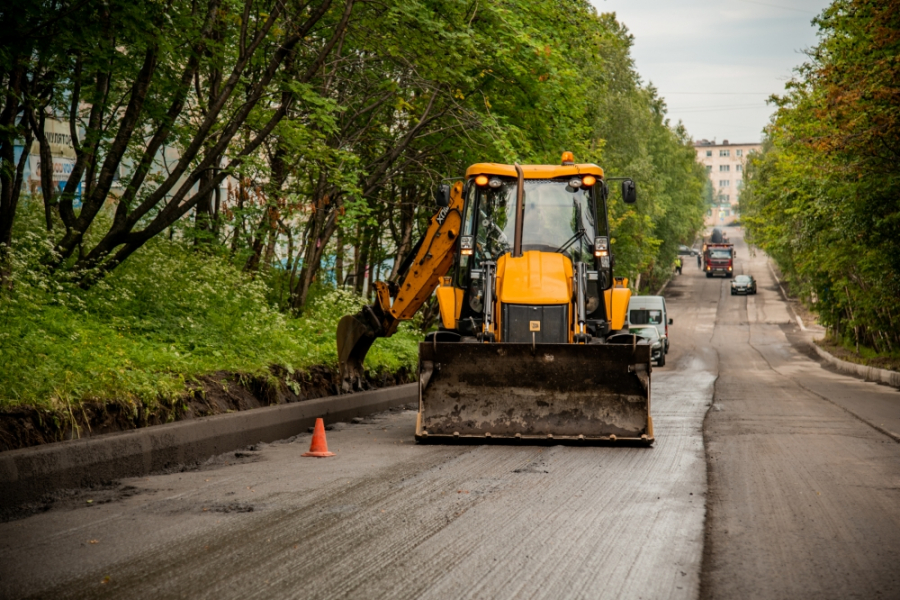 Где в Мурманске ведутся дорожные работы? Город