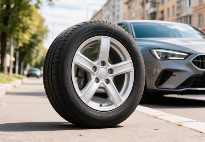 Спецконтейнер для бесплатного сбора старых автопокрышек установили в Заполярье Покрышки