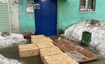 «Можно ноги сломать». Жители дома в Мурманской области просят о помощи Дом