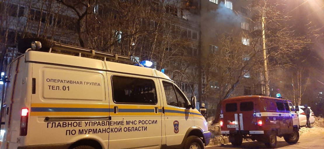 В Мурманской области произошел серьезный пожар: эвакуировано 19 человек МЧС