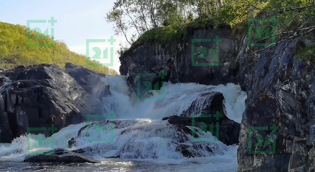 Водопад на Титовке Водопад