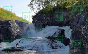Водопад на Титовке Водопад