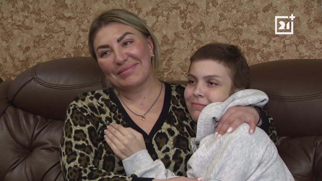 Анна Петрова с матерью