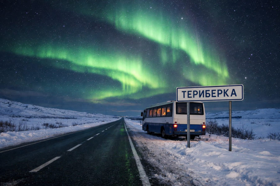 Дополнительные автобусы на праздниках запустили в Териберку Териберка