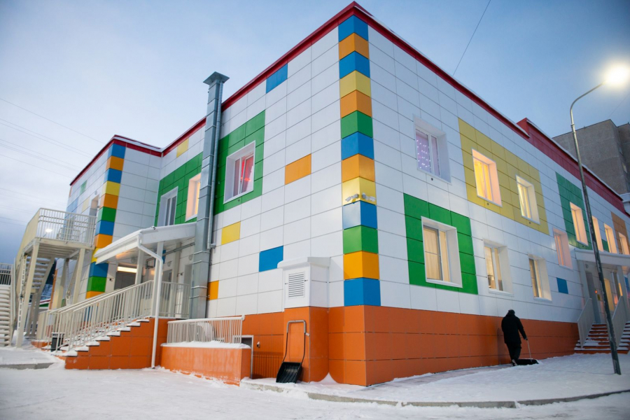 Новый детский сад построили в Мурманске Детский сад