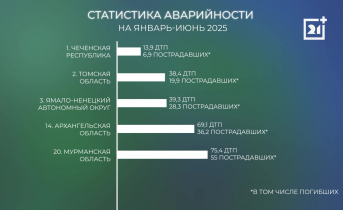 Количество ДТП в Мурманской области сократилось Таблица