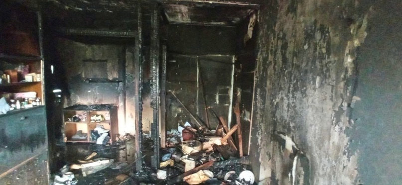 В пожаре в Мурманской области пострадала северянка Пожар