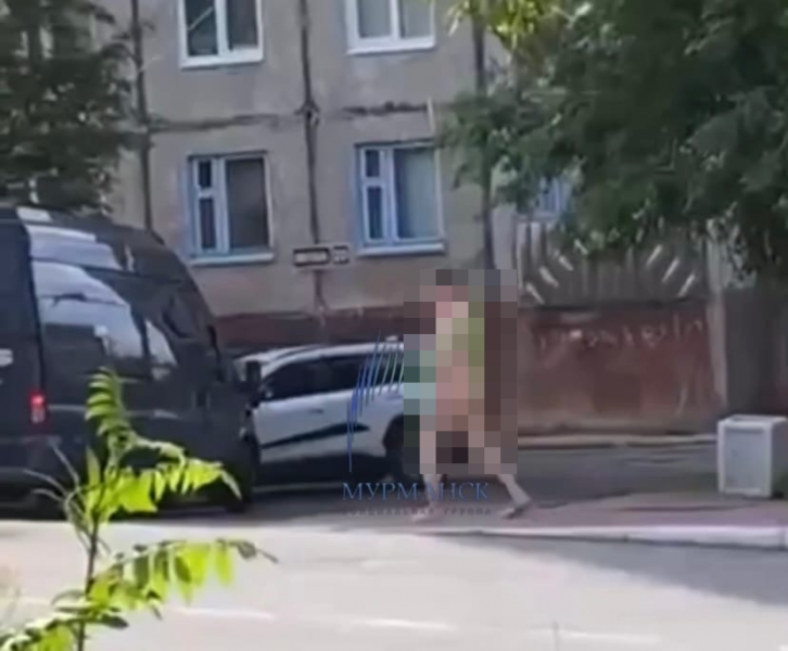 Разгуливающий по улице голый мужчина из Мурманской области шокировал северян Дом