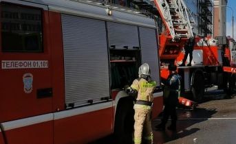 В Мурманской области ликвидировали пожар Пожарные