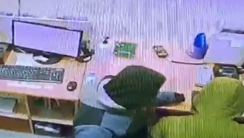 Ограбление АЗС в Мурманской области попало на видео Ограбление