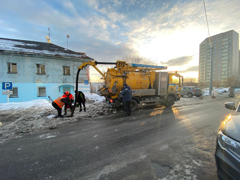 Из-за аварии в Мурманске северяне остались без холодной воды Мурманскводоканал