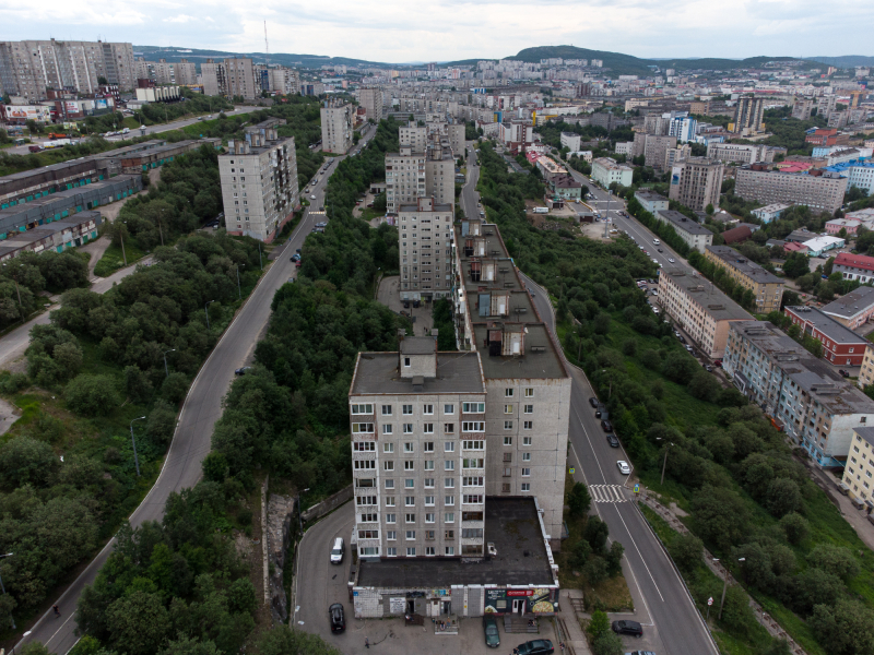 На Заполярье наступают дожди Город