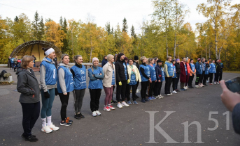 Спартакиада КГМК: производственники в Мончегорске бежали кросс