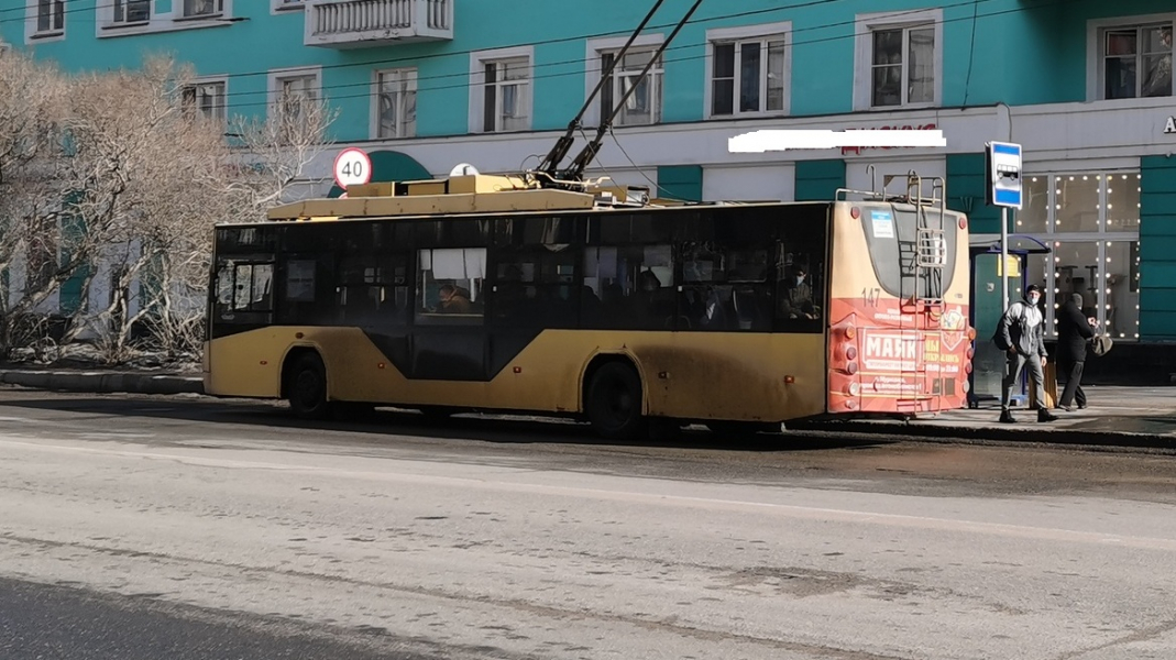 Общественный транспорт Мурманска поменял расписание Троллейбус
