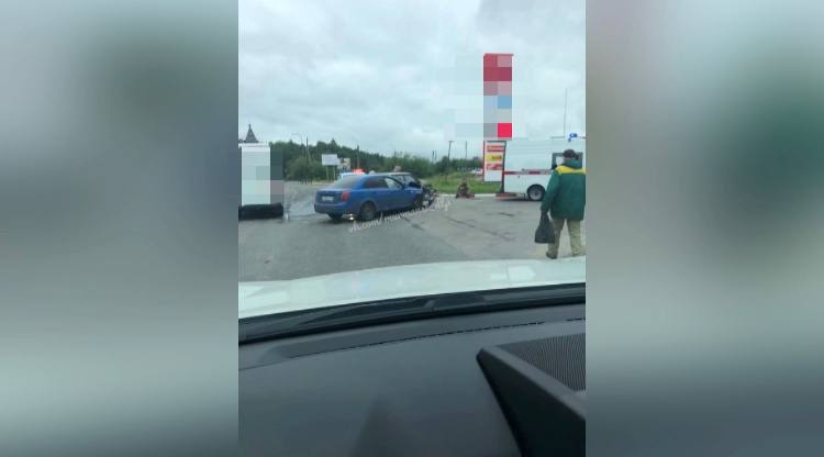 В аварии в Мурманске пострадал человек Авария
