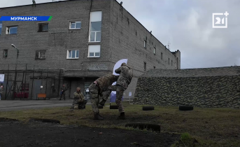 Эпичное зрелище наблюдали в Мурманске Эпичное зрелище наблюдали в Мурманске