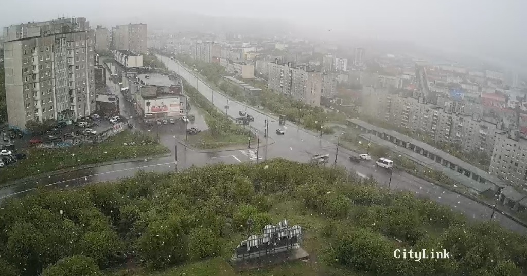 Июньский снег Снег